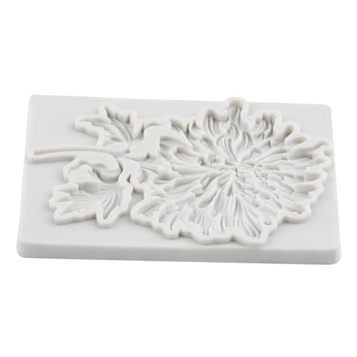 Chrysanthemum Flower Fondant Silicone Mold Set Of 2 - color: Style K