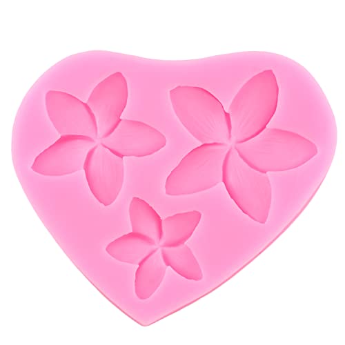 ZiXiang Plumeria Flower Silicone Mold Hibiscus Flower Fondant Mold - color: Style D