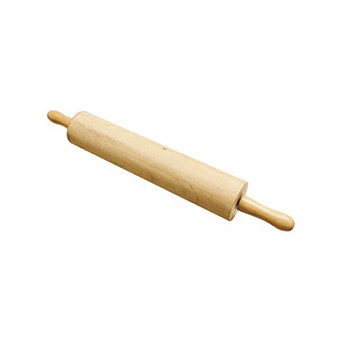 Thunder Group Wooden Rolling Pin - color: Wooden, size: 18 Inch