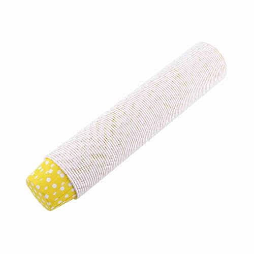 100Pcs Polka Dot Baking Cups, Mini Muffin Cupcake Liners (Yellow) - color: Yellow