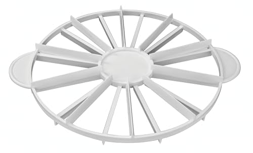 Winco 10&12 Slices White Cake Marker, 10 & 12 Slices