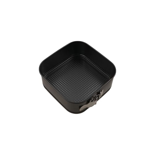 Springform Cake Pan Square Leakproof Nonstick Cheesecake Pans with Buckle Removable Bottom Carbon Steel Baking Tray