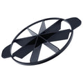 1 PCS Cake Slicer Plastic 8 Slice Pie Cutter with 8 Equal Slices for Cake and Desserts (Black) - color: Black