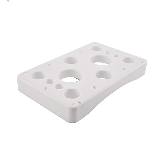 LEILINLIFE Piping Bag Shelf Cake Decorating Icing Bag Stand 12-Cavity Cream bag Holder With Mini Sieve