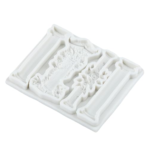 European Roman Column Silicone Mold Baroque Pillars Fondant Molds - color: Style C