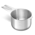 1 Cup (240 ml | 8 oz | 240 cc) Stainless Steel Measuring Cup, Metal Measuring Cup for Cooking & Baking - color: Stainless Steel, size: 1 Cup (240 ml | 240 cc | 8 oz)