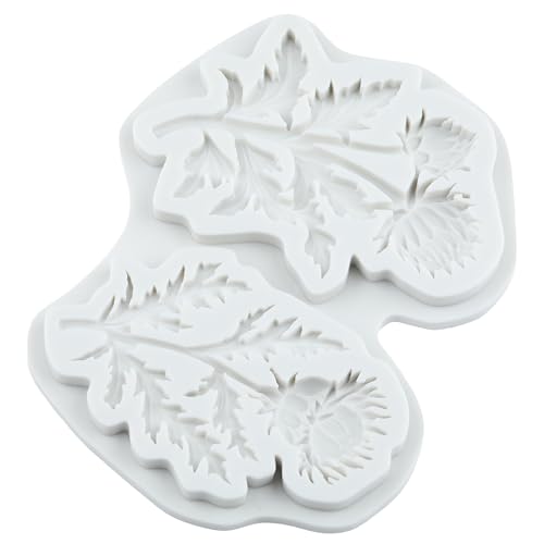 Thistle Flower Silicone Mold Flower Cake Decorating Fondant Molds - color: Style 17