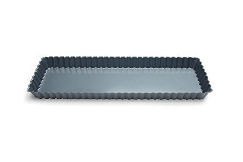 Fox Run Rectangular Loose Bottom Tart/Quiche Pan, Preferred Non-Stick, 14-Inch - style: 14-Inch Rectangular