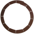 Adjustable Pie Crust Shield, Silicone Pie Crust Protector for Baking, Pie Ring Pie Crust Cover Tools, Fits 8-11.4 Inch Pies Pizza (Brown) - color: Brown