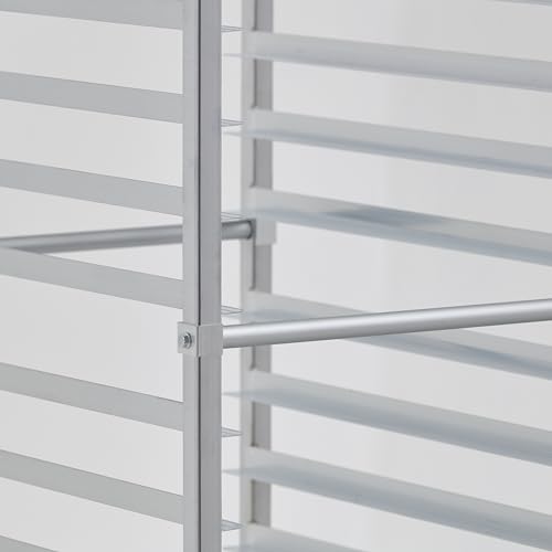 CenPro Commercial Knocked Down 20-Tier Aluminum End Load NSF Bun/Sheet Pan Rack | Bakeries, Caterers, Kitchens, Restaurants | (#32L-035) - size: 20-Pan, Knockdown