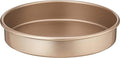 Cuisinart 9-Inch Chef's Classic Nonstick Bakeware Round Cake Pan, Champagne (Pack of 6) - size: 1 Count (Pack of 6), style: Round Cake Pan