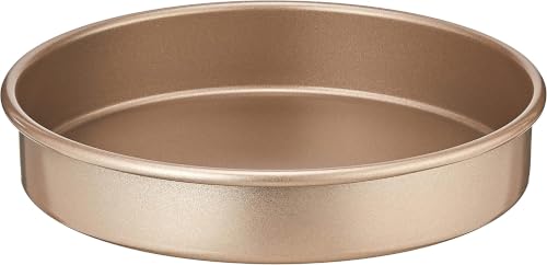 Cuisinart 9-Inch Chef's Classic Nonstick Bakeware Round Cake Pan, Champagne (Pack of 6) - size: 1 Count (Pack of 6), style: Round Cake Pan