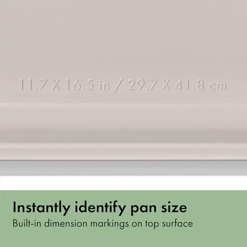 OXO Good Grips Non-Stick Pro Ceramic Coated Metal Bakeware 3-Piece Sheet - color: Basil, size: 3-Piece Set