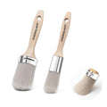 Wesquer Chalk Paint Brushes for Furniture, Wax Brush Milk Paint & Crafts - color: Grey Paint Brush