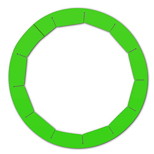 Adjustable Silicone Pie Crust Shields - Baking Protectors Cover Pie Edge, Fit 8-11.4 Inch Pies - size: 2 PCS (Green)