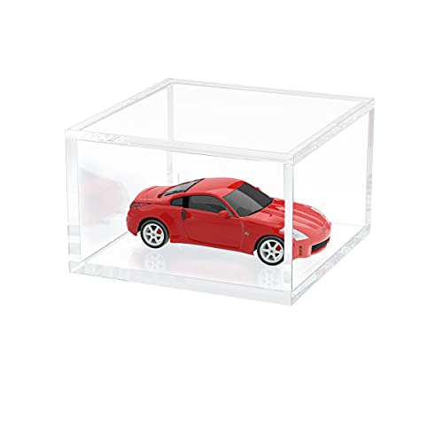 AITEE Decorative Acrylic Box with Lid, Display Storage for Home (Large) - size: Large