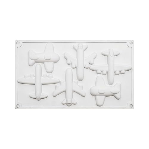 Silicone Mold for Cake DIY Baking Chocolate Eco-Friendly Cake Mold Candy Chocolate Cake Mould Baking DIY Kitchen Accessiories (Aircraft P_11.88 X6.96 X0.52 inch) - size: Aircraft P_11.88 X 6.96 X 0.52 inch