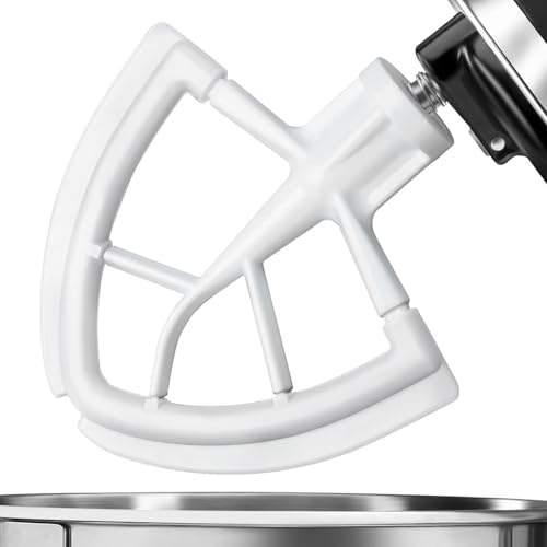 Flex Edge Beater Compatible With KitchenAid 4.5/5 Qt Tilt-Head Mixers,White - color: All White