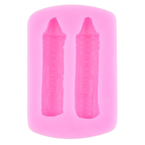 Mujiang Back to School Silicone Molds Book Pencil Fondant Mold Set Of 4 - color: Style B