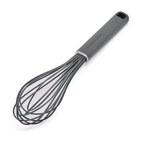 KitchenAid Silicone Whisk - color: Charcoal Gray