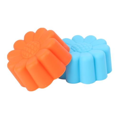 Amosfun Sunflower Silicone Baking Cups 12-pack Approx. 5X5X2.5cm