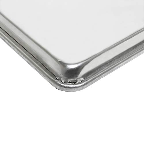 Excellante 9 1/2" X 13" Quarter Size Aluminum Sheet Pan, Comes In Each - size: 9.5 x 13 Inch, Not Perforated