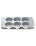 Caraway Non-Stick Ceramic-Coated 6-Cup Muffin Pan - color: Cream, size: Muffin Pan (6 Cup)