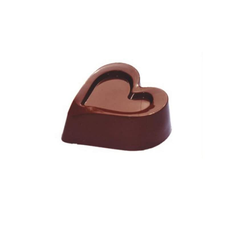 Grainrain Plastic Chocolate Molds Valentine's Day Heart Candy Molds Plastic Polycarbonate Chocolate Molds Clear Hard DIY Pastry Baking Tool (S5-19381) - color: S5-19381