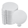 uxcell 200pcs Mini Cake Boards, Mousse Cake Cardboards Round Cake Bases Plates Cupcake Dessert Displays Base Tray for Cupcakes, Cakes, Pastries Base - Grease Proof (Silver Tone) - color: Silver Tone, size: 8 cm/3.1 inch