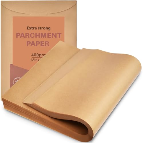 400 Pcs Parchment Paper Sheets, 12x16 Inches Precut Non-Stick Cooking Paper - size: 12x16inch 400pcs