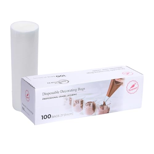 Keenpioneer Disposable Piping Bags 21 Inch - size: 21''