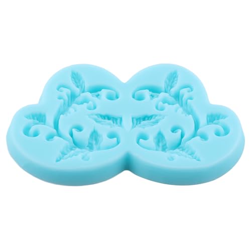 Baroque Fondant Silicone Mold Vine Grass Cake Border Mold - color: Style F