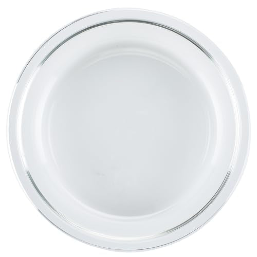 LocknLock LOCK & LOCK Purely Better Glass Round Pie Baking Dish/Food Storage Container with Lid, Clear, 9.5 Inch (Pack of 4) - style: Pie Dish (Pack of 4)