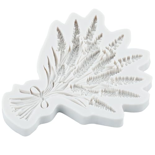 Flower Silicone Mold Poppy Lavender Peony Fondant Molds Set of 4 - color: Style B