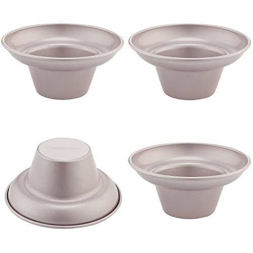 CHEFMADE Muffin Cake Pan, Nonstick 4-Inch 4Pcs Cupcake Pan Set - size: 4 Inch Muffin 4Pcs