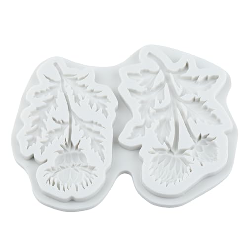 Thistle Flower Silicone Mold Flower Cake Decorating Fondant Molds - color: Style 17