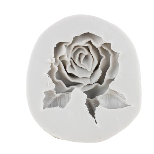 3D Rose Flower Fondant Molds Flower Silicone Mold - color: Style N
