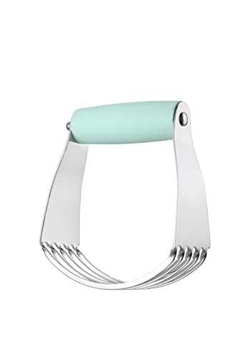 Spring Chef Medium Dough Blender Hand Tool - Durable Pastry Cutter - Mint - color: Mint, size: 3" Medium