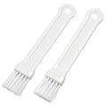 Chef Craft Select Plastic Mini Pastry Brush, 7 inches in length 1 inch width 2 piece set, White - size: 7 inches in length 1 inch width 2 piece set