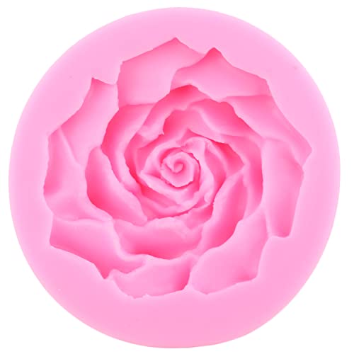 ZiXiang Bloom Rose Flower Silicone Mold Peony Flower Fondant Molds Set Of 3 - color: Style A