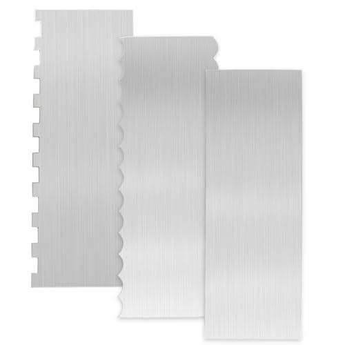 Cake Scraper, Double-Sided Cake Smoother