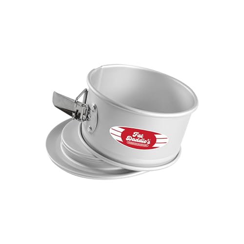 Fat Daddio's PSF-63 Anodized Aluminum Springform Pan, 6 x 3 Inch - size: 6 x 3 inches