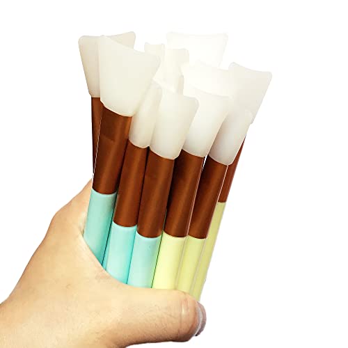 20 Pcs Silicone Brush Set, Smooth, Durable and Easy-to-Clean