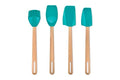 Le Creuset Silicone Signature Tools Set, 4-piece, Riviera - color: Riviera, style: 4-Piece Tool Set