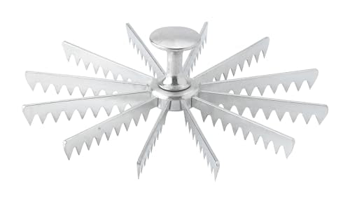 Winco 12-Cut Aluminum Pie Marker - size: 9.4"