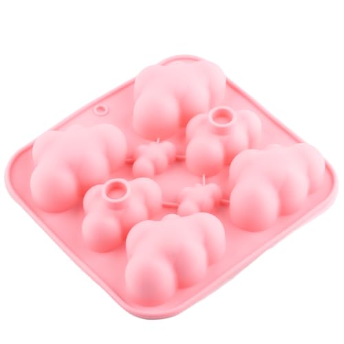 8 Cavity Clouds Shaped Silicone Chocolate Molds - color: Style C