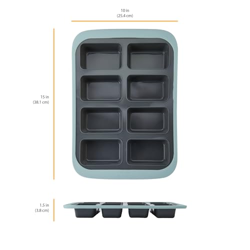 Chicago Metallic Silicone Mini Loaf Pan - 15 Inch - style: 8 Cup Loaf Pan