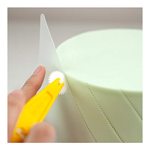 Lacupella Flexsi Fondant Smoother Tool Set of 4 - Flexible Cake Decorating Smoothers for Fondant, Buttercream and Gum Paste