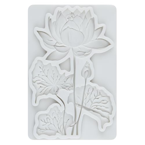 Lotus Flower Silicone Mold Goldfish Fondant Molds Set of 4 - color: Style B