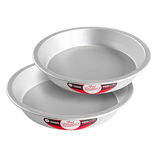 Fat Daddio's PIE-9SET Anodized Aluminum Pie Pan, 9 x 1.5 Inch, Set of 2 - size: 9 x 1.5 Inch (Set of 2)